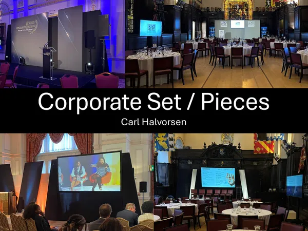 Corporate set design by Acorn AV