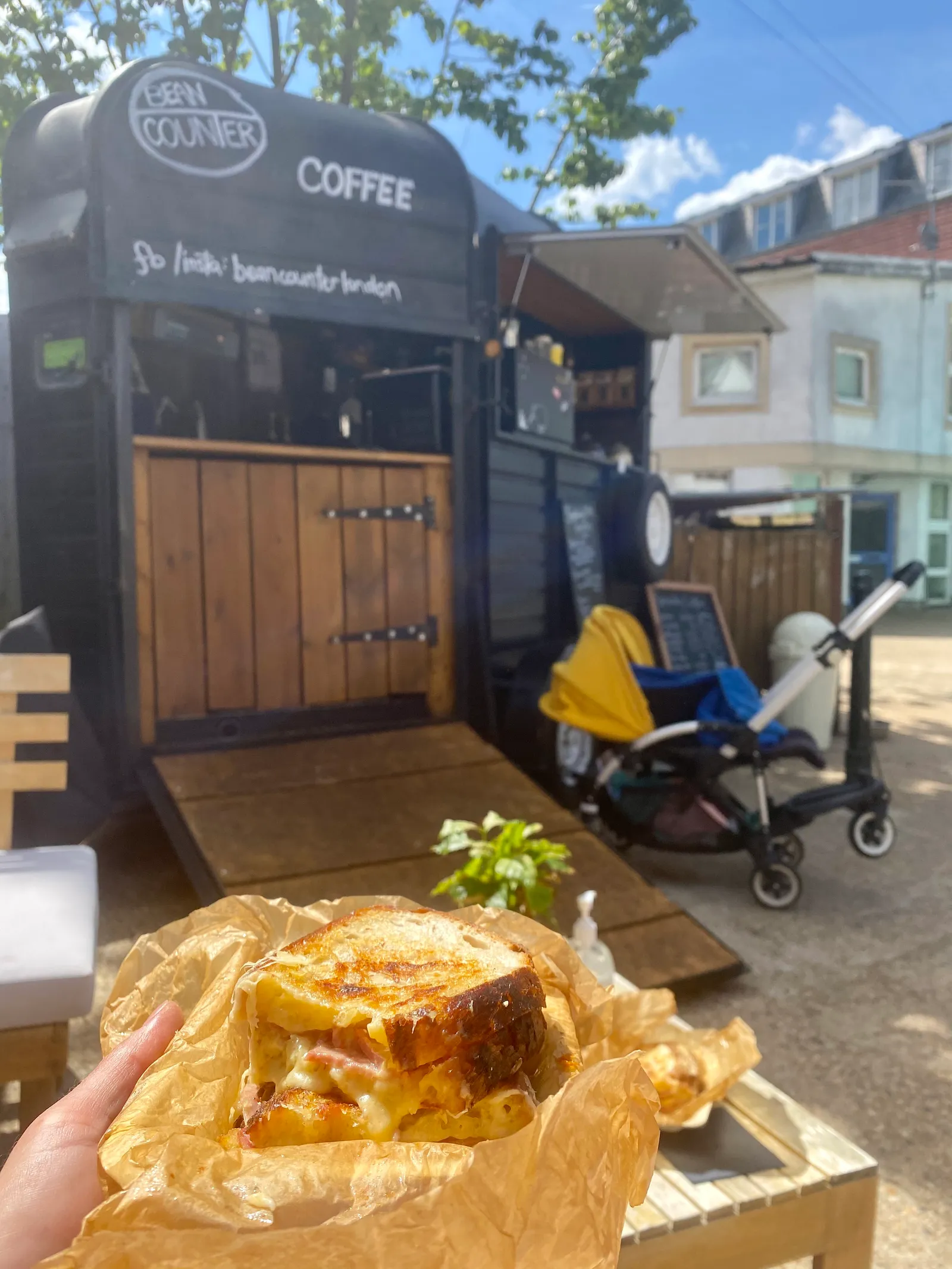 A toastie from Bean Counter